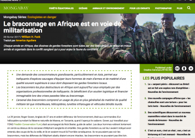 Le braconnage en Afrique est en voie de militarisation